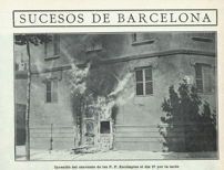 Acuerdo de prensa y publicación de los sucesos de Barcelona