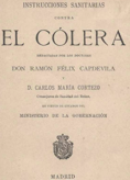 Portada libro El cólera