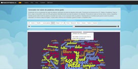 Captura web nubesdepalabras.es
