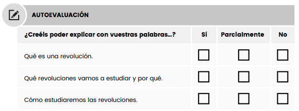 autoevaluación